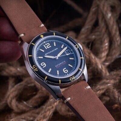 Pre-owned Spinnaker Sp-5055-01 Fleuss Automatic 43mm 15atm