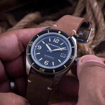 Pre-owned Spinnaker Sp-5055-01 Fleuss Automatic 43mm 15atm