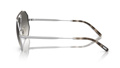 OLIVER PEOPLES Pre-owned 0ov1317st Moraldo 503611 Silver/light Shale Grey Men's Sunglasses
