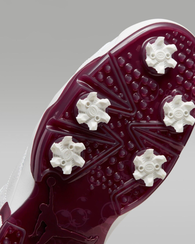 Pre-owned Jordan Nike  Retro 6 Nrg Golf Shoes Sneakers White/bordeaux Dv6796-116 Us 7-12