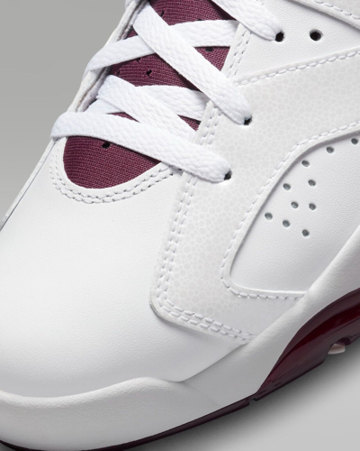 Pre-owned Jordan Nike  Retro 6 Nrg Golf Shoes Sneakers White/bordeaux Dv6796-116 Us 7-12