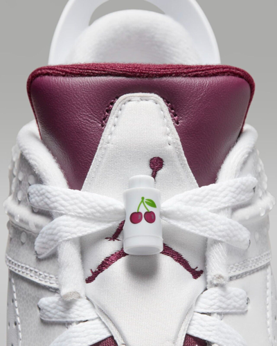 Pre-owned Jordan Nike  Retro 6 Nrg Golf Shoes Sneakers White/bordeaux Dv6796-116 Us 7-12