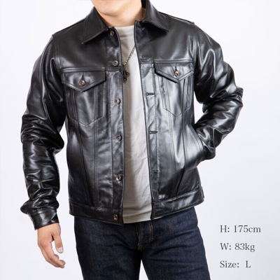 Pre-owned Iron Heart Ihj-64 Horsehide Trucker Jacket Black Chrome Tanning Size Xs-xxxl In Silver