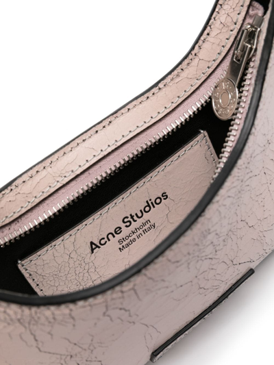 Shop Acne Studios Micro Platt Bag Women Pink In Leather