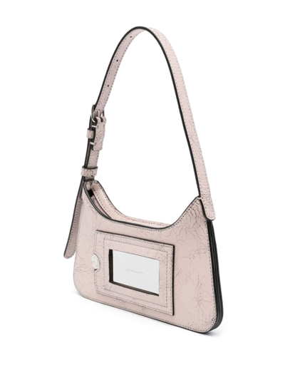Shop Acne Studios Micro Platt Bag Women Pink In Leather