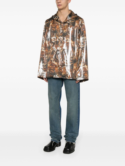 Acne Studios Animal Print Jacket Men Multicolor In Polyester