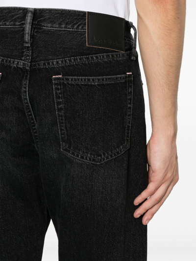Shop Acne Studios 1996 Regular Jeans Men Black In Organic Cotton
