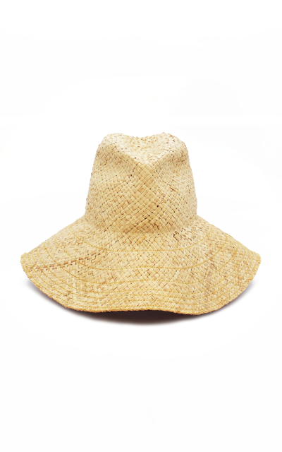 Shop Lola Hats Commando Raffia Hat In Neutral