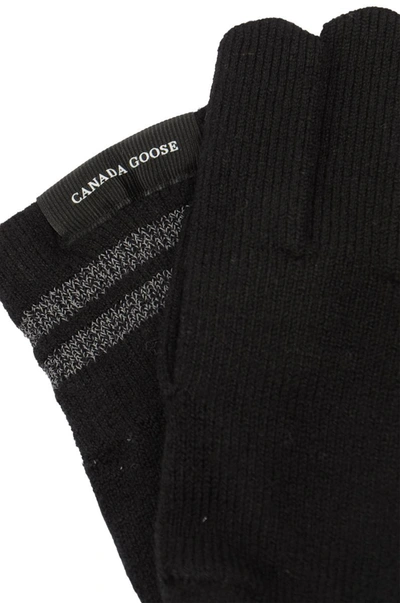 Shop Canada Goose Gloves Black