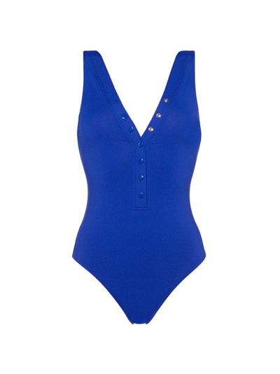 Shop Eres Women's Icône One-piece Tank Swimsuit In Indigo
