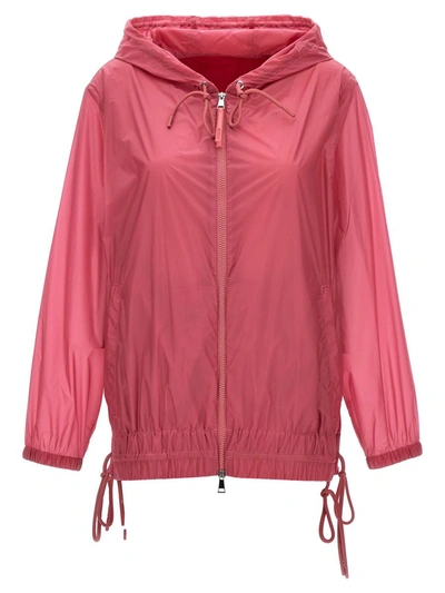 Shop Moncler 'pointu' Jacket In Fuchsia