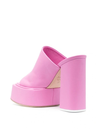 Shop 3juin Pink Sue Sandals