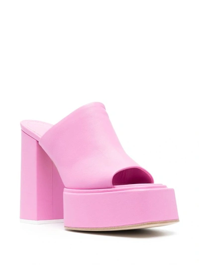Shop 3juin Pink Sue Sandals