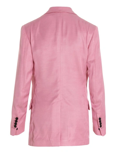 Shop Tom Ford 'boyfriend' Blazer Jacket In Pink