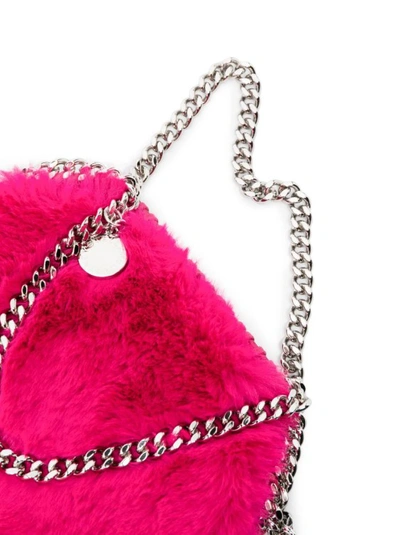Shop Stella Mccartney Falabella Mini Pink Bag