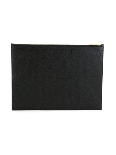 Shop Thom Browne Black Envelope Bag