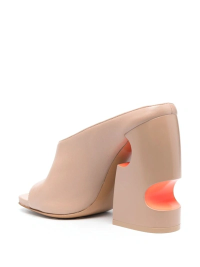 Shop Off-white Beige Pop Meteor Sandals In Neutrals