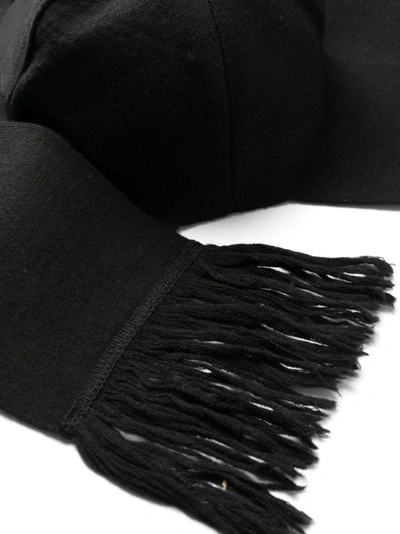 Shop Y-3 Black Scarf Cap