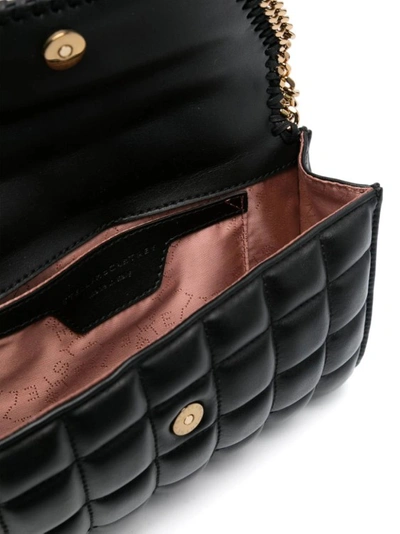 Shop Stella Mccartney Black Quilted Bag