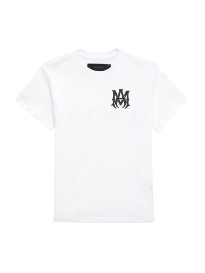 Shop Amiri Little Kid's & Kid's Ma Logo T-shirt In White