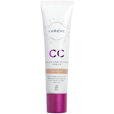 Shop Lumene Cc Colour Correcting Cream Spf20 30ml (various Shades) - Medium