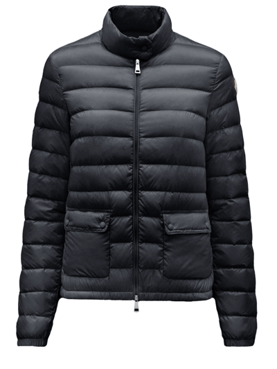 Shop Moncler Lans Short Down Jacket In Black