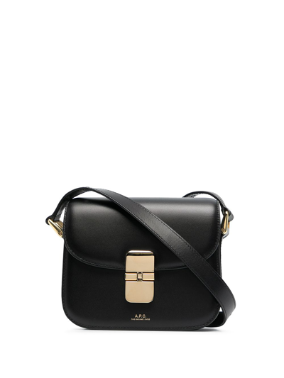 Shop Apc Grace Mini Bag Women Black In Leather