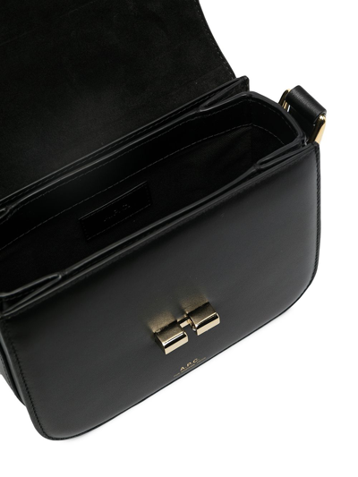 Shop Apc Grace Mini Bag Women Black In Leather