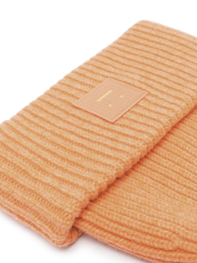 Shop Acne Studios Large Face Beanie