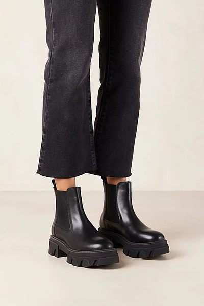 Shop Alohas Berenice Leather Chelsea Boot In Black, Women's At Urban Outfitters