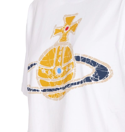 Shop Vivienne Westwood T-shirts And Polos In Bianco