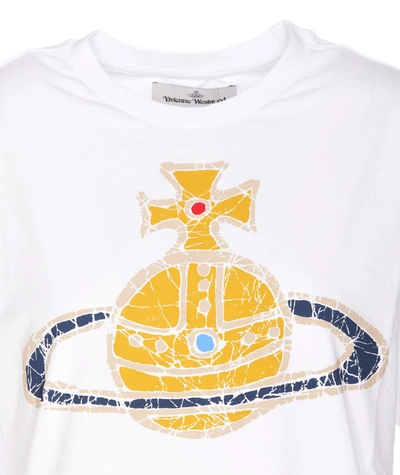 Shop Vivienne Westwood T-shirts And Polos In Bianco