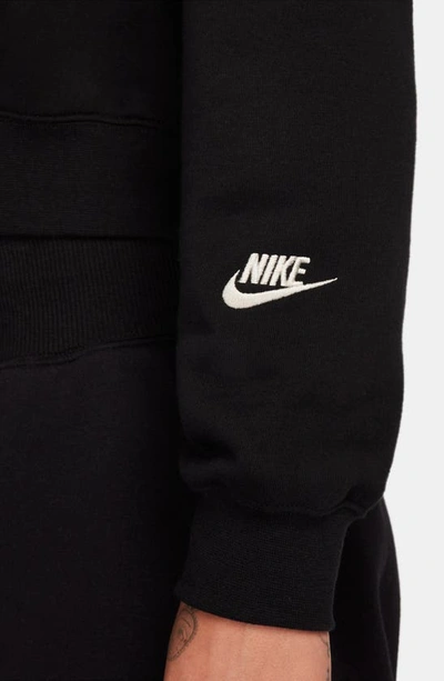 Shop Nike Sportswear Club Fleece Gx Crop Hoodie In Black