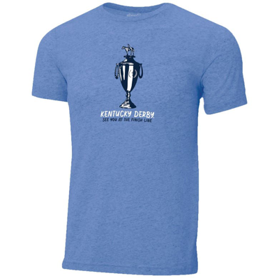 Shop Ahead Youth  Blue Kentucky Derby Kentucky Derby 150 Finish Line Tri-blend T-shirt