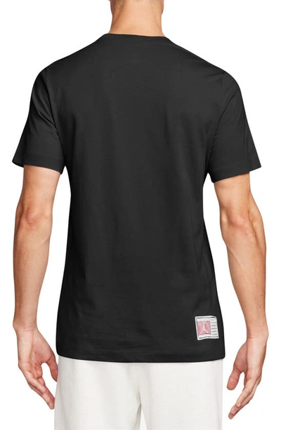 Shop Jordan Flight Essentials Graphic T-shirt In Black