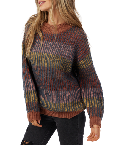 Shop O'neill Juniors' Billie Sweater In Multi Color