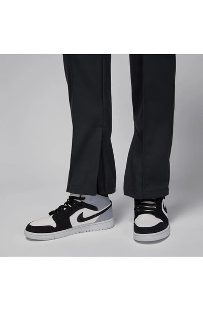 Shop Jordan Twill Straight Leg Pants In Off Noir