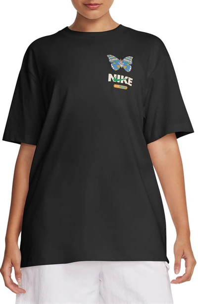 Shop Nike Sportswear Air Max Oversize Graphic T-shirt In Black