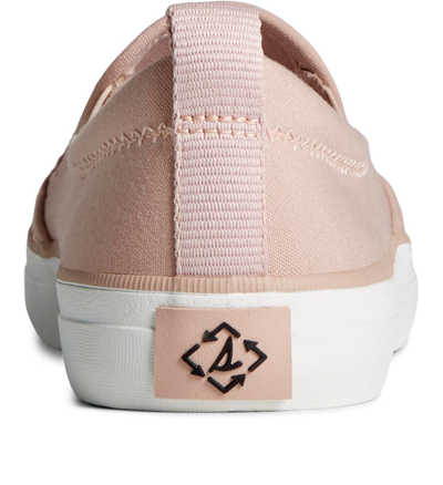 Shop Sperry Women's Crest Twin Gore Seacycled Canvas Sneakers In Rose