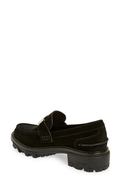 Rag & Bone Shiloh 2.0 Lug Loafer In Black Suede