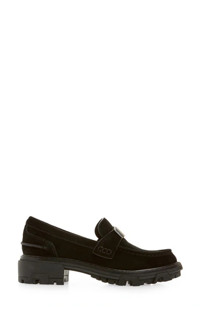 Rag & Bone Shiloh 2.0 Lug Loafer In Black Suede