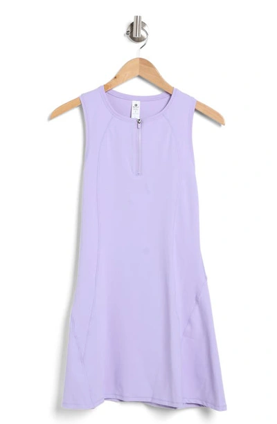 Shop 90 Degree By Reflex Airlux Infinity Quarter Zip Tennis Dress In Lavender