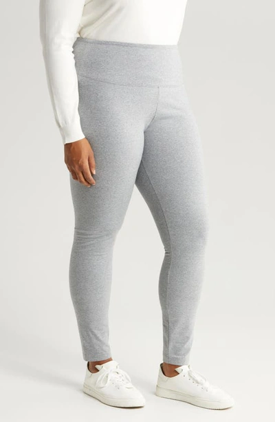 Lyssé Flattering Leggings In Grey Melange