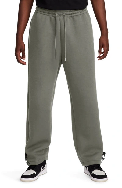 Shop Nike Oversize Tech Fleece Reimagined Drawstring Pants In Dark Stucco