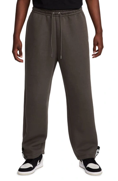 Shop Nike Oversize Tech Fleece Reimagined Drawstring Pants In Baroque Brown
