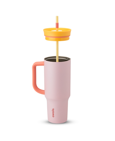 Owala Stainless Steel Travel Tumbler With Straw And Handle, 40 oz In Lost Valley