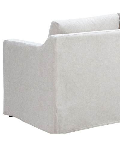 Shop Lifestyle Solutions 83" Polyester Raleigh Sofa In Oatmeal