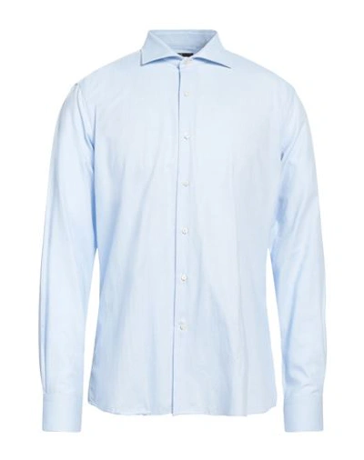 Shop Cavalli Class Man Shirt Light Blue Size 17 ½ Cotton