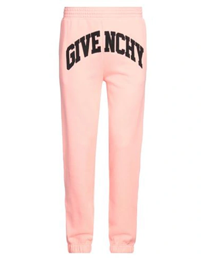 Shop Givenchy Man Pants Salmon Pink Size L Cotton