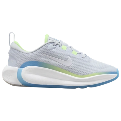 Shop Nike Boys  Kidfinity In Football Grey/white/barely Volt